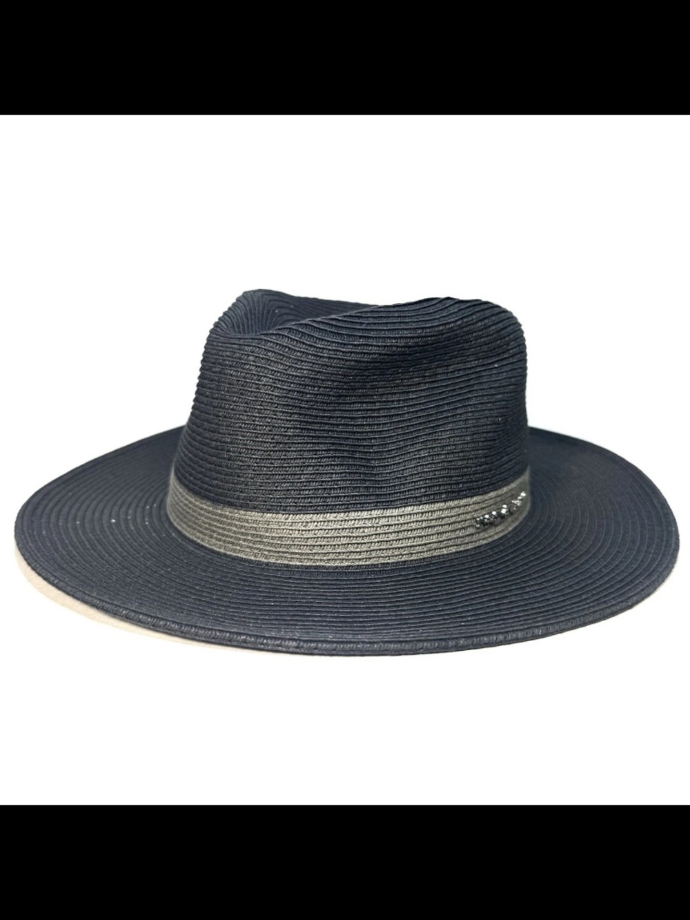 NWT! Rag & Bone Black Fedora w/Silver Band Women’s hat